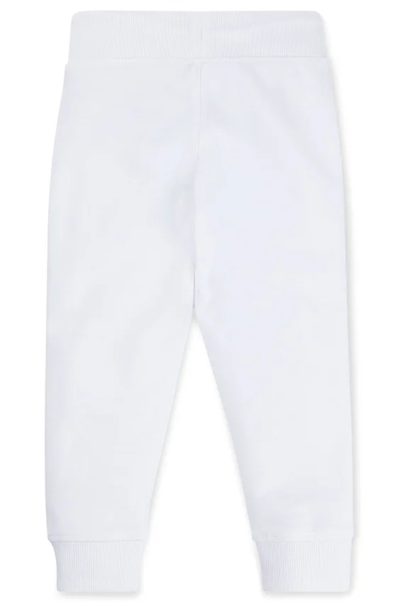 Kids’ fleece tracksuit bottoms with marker-style logo Kids’ fleece tracksuit bottoms with marker-style logo