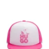 Kids’ foam-front cap with logo print
