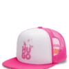 Kids’ foam-front cap with logo print