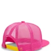 Kids’ foam-front cap with logo print