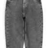 Kids’ grey loose-fit jeans in cotton denim Kids’ grey loose-fit jeans in cotton denim