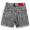 Kids’ grey loose-fit shorts in cotton denim Kids’ grey loose-fit shorts in cotton denim