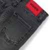 Kids’ grey slim-fit jeans in stretch denim