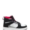 Kids’ high-top trainers in suede and faux leather Kids’ high-top trainers in suede and faux leather