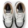 Kids’ high-top trainers in suede and mesh Kids’ high-top trainers in suede and mesh