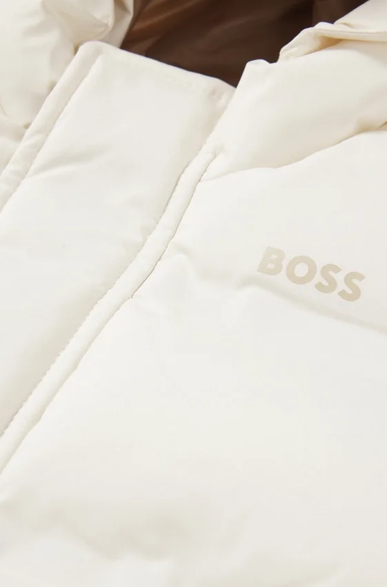 Kids’ hooded jacket with logo details Kids’ hooded jacket with logo details