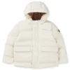 Kids’ hooded jacket with logo details Kids’ hooded jacket with logo details