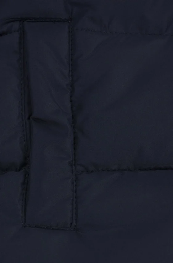 Kids’ hooded padded jacket with logo details Kids’ hooded padded jacket with logo details