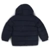 Kids’ hooded padded jacket with logo details Kids’ hooded padded jacket with logo details