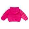 Kids’ hooded puffer jacket with lustrous logo print Kids’ hooded puffer jacket with lustrous logo print