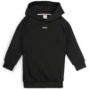 Kids’ hoodie dress with logo print Kids’ hoodie dress with logo print