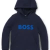 Kids’ hoodie in fleece with logo detail Kids’ hoodie in fleece with logo detail