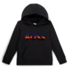 Kids’ hoodie with embroidered gradient logo