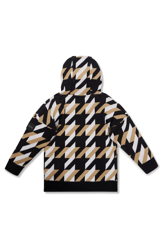 Kids’ hoodie with signature all-over pattern Kids’ hoodie with signature all-over pattern