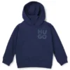 Kids’ hoodie with stacked logo Kids’ hoodie with stacked logo