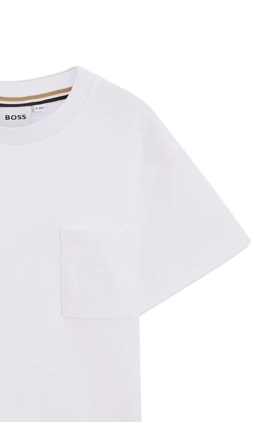 Kids’ interlock-cotton T-shirt with Double B monogram Kids’ interlock-cotton T-shirt with Double B monogram