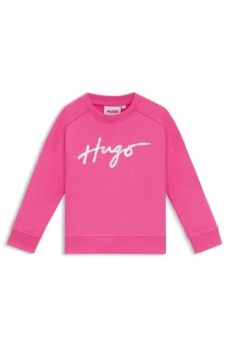 Kids’ iridescent-logo sweatshirt in a cotton blend