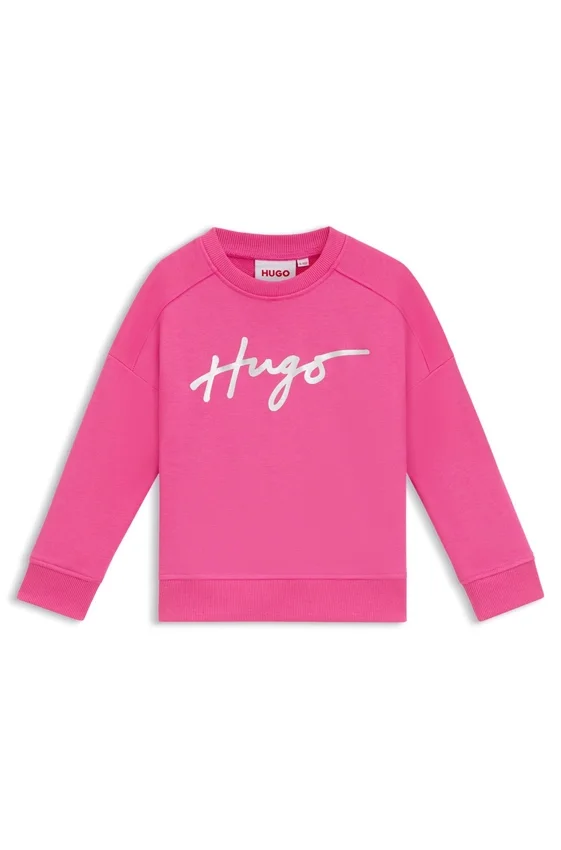 Kids’ iridescent-logo sweatshirt in a cotton blend Kids’ iridescent-logo sweatshirt in a cotton blend