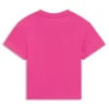 Kids’ iridescent-logo T-shirt in cotton