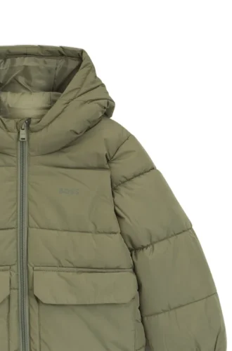 Kids’ jacket with logo print