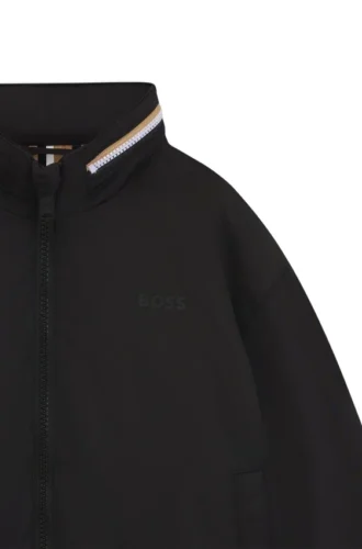 Kids’ jacket with packable hood