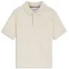 Kids’ jacquard-pattern polo shirt in stretch cotton Kids’ jacquard-pattern polo shirt in stretch cotton