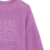 Kids’ knit sweater with stacked logo Kids’ knit sweater with stacked logo