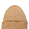 Kids’ knitted beanie hat with rubber-effect logo Kids’ knitted beanie hat with rubber-effect logo