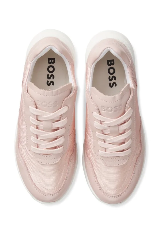 Kids’ lace-up sneakers with Double B monogram Kids’ lace-up sneakers with Double B monogram