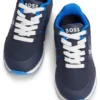 Kids’ lace-up trainers with logo details Kids’ lace-up trainers with logo details