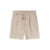 Kids’ linen-blend shorts with a drawstring waist Kids’ linen-blend shorts with a drawstring waist