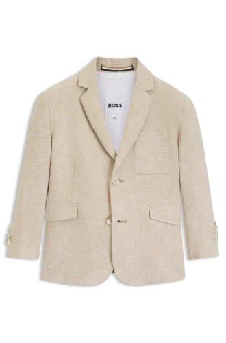 Kids’ linen-blend suit jacket
