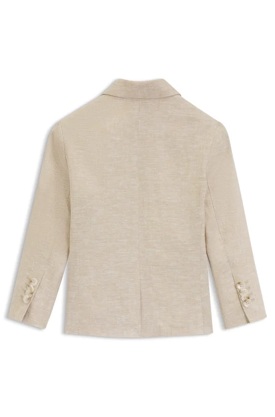 Kids’ linen-blend suit jacket Kids’ linen-blend suit jacket