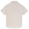 Kids’ linen-cotton shirt with embroidered logo Kids’ linen-cotton shirt with embroidered logo