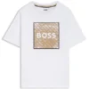 Kids’ logo-artwork T-shirt in cotton jersey
