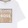 Kids’ logo-artwork T-shirt in cotton jersey