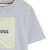 Kids’ logo-artwork T-shirt in cotton jersey