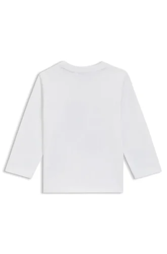 Kids’ logo-artwork T-shirt in cotton jersey
