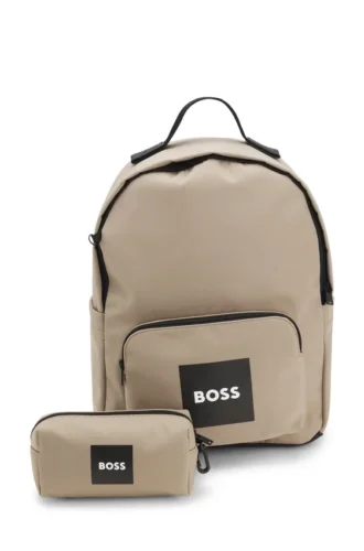 Kids’ logo backpack and matching pencil case