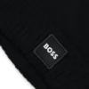 Kids’ logo-badge beanie hat with double layer