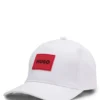 Kids’ logo-badge cap in cotton twill