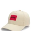 Kids’ logo-badge cap in cotton twill