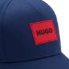 Kids’ logo-badge cap in cotton twill