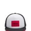 Kids’ logo-badge cap with foam front