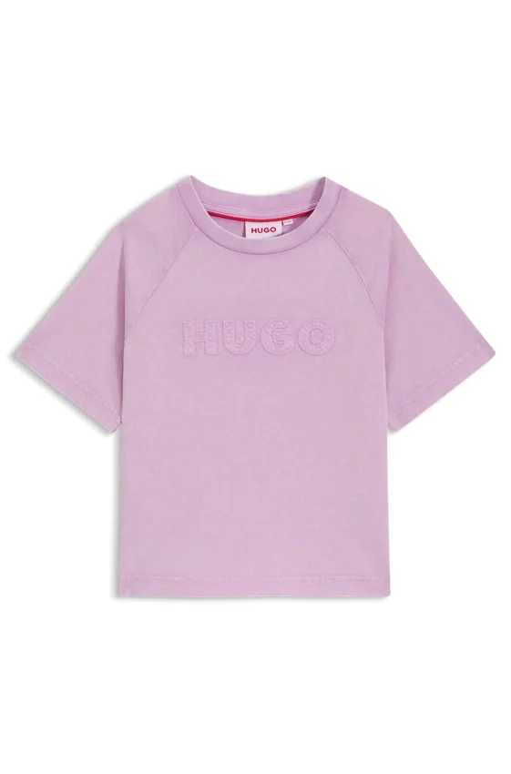 Kids’ logo-detail T-shirt in cotton Kids’ logo-detail T-shirt in cotton