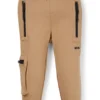 Kids’ logo-detail tracksuit bottoms in stretch piqué