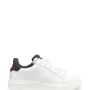Kids’ logo-detail trainers in leather