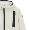 Kids’ logo-detail windbreaker in seersucker