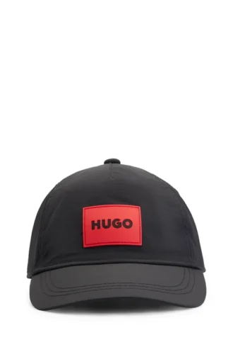 Kids’ logo-label cap in cotton twill