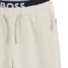 Kids’ logo-label tracksuit bottoms in velvet